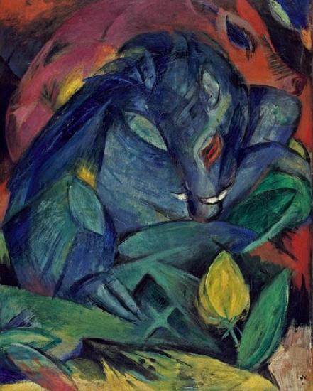 Franz Marc Wildschweine oil painting picture